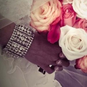 Vintage Rhinestone Statement Bracelet